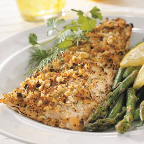 Almond-Crusted Trout